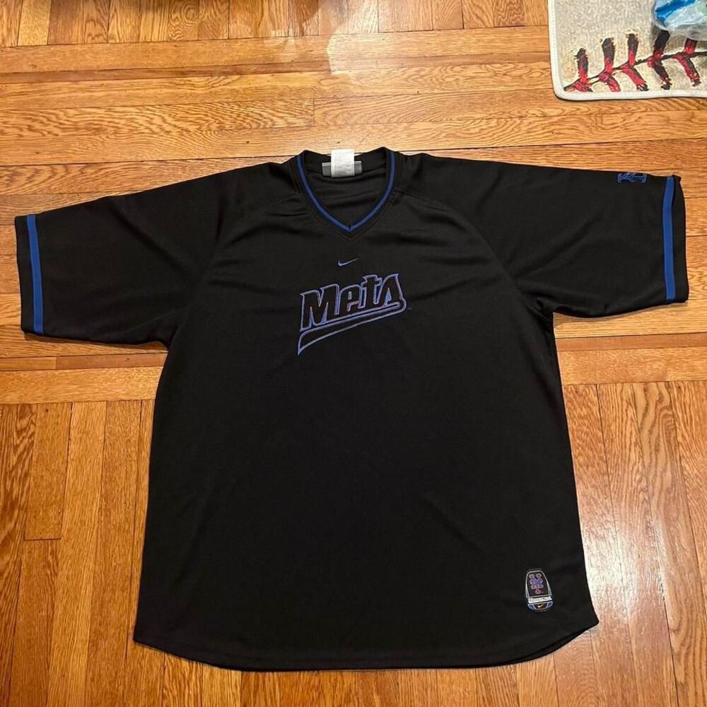 Vintage‎ New York Mets center check Nike jersey